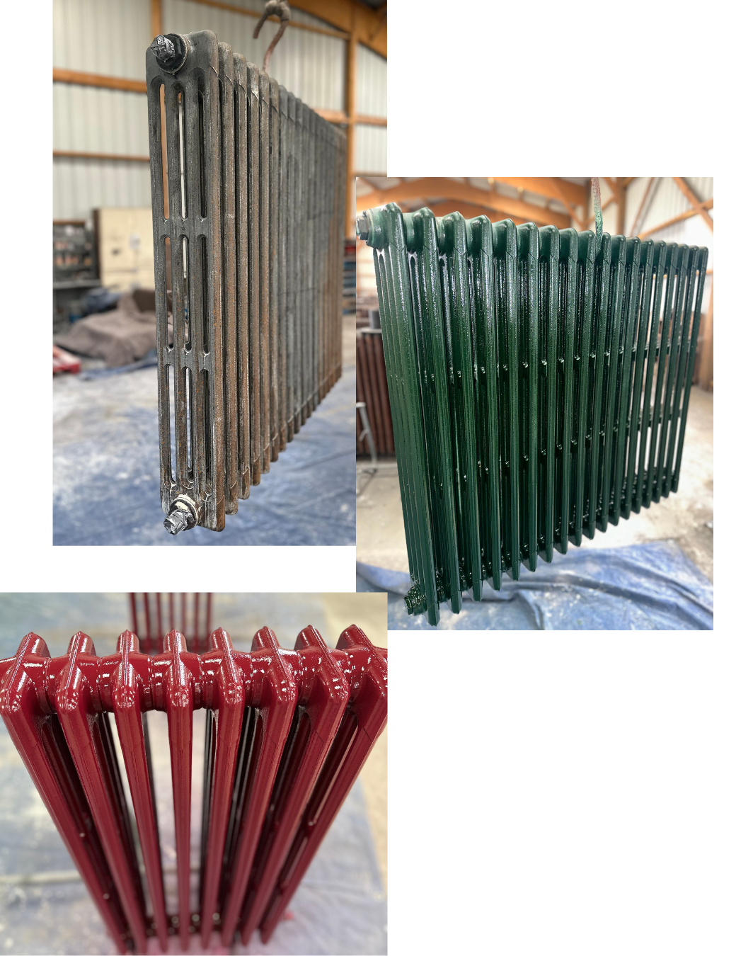 radiateur - rénovation - décapage